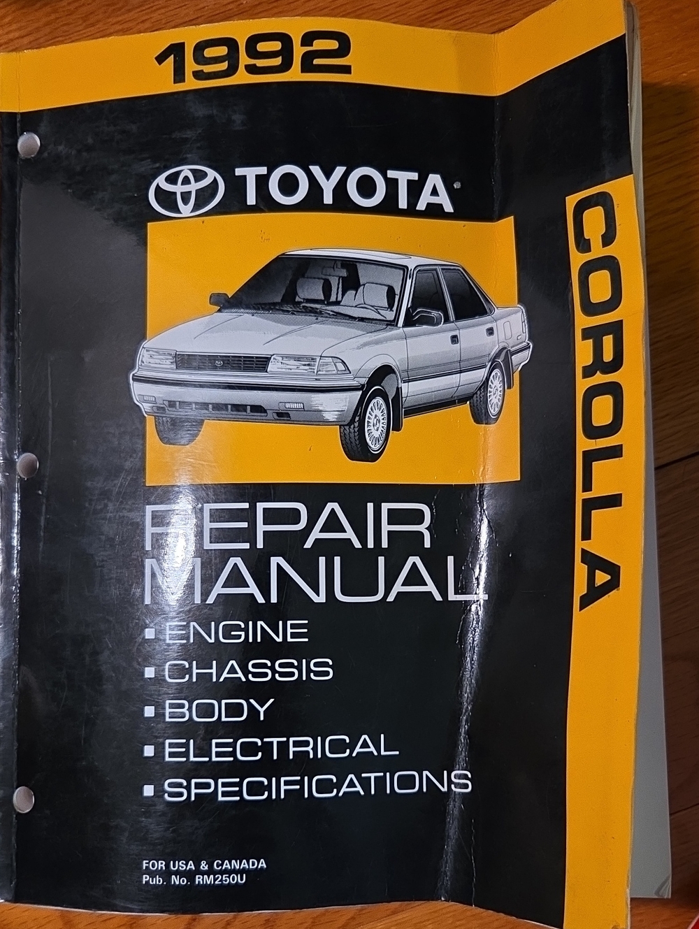 1992 Toyota Corolla Repair Manual